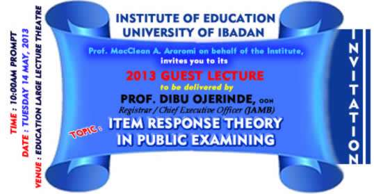 institute of education lecture
